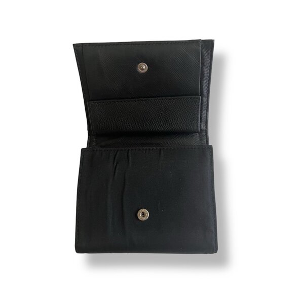 Black Prada Tessuto Nylon Trifold Wallet - Picture 8 of 12